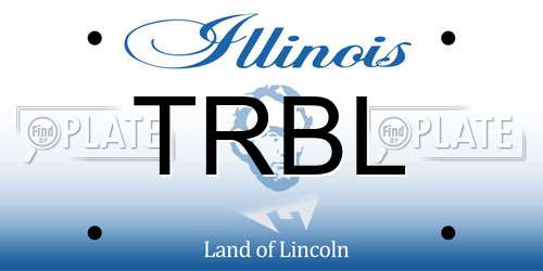 TRBL Illinois License Plate