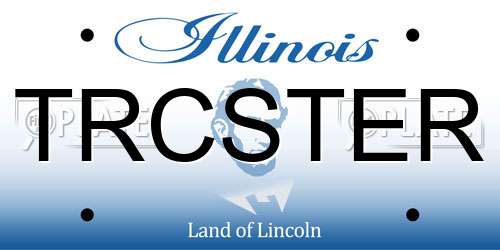 TRCSTER Illinois License Plate