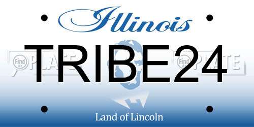 TRIBE24 Illinois License Plate