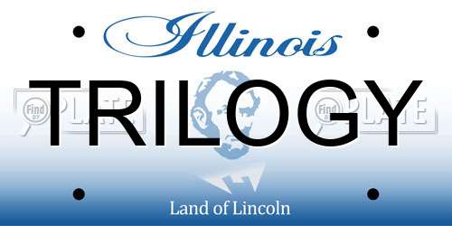 TRILOGY Illinois License Plate