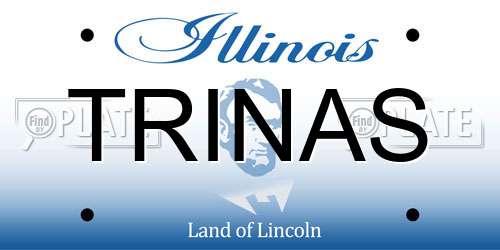 TRINAS Illinois License Plate