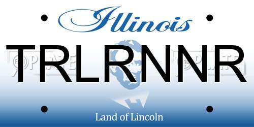 TRLRNNR Illinois License Plate