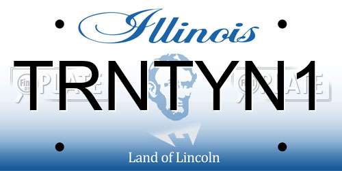 TRNTYN1 Illinois License Plate