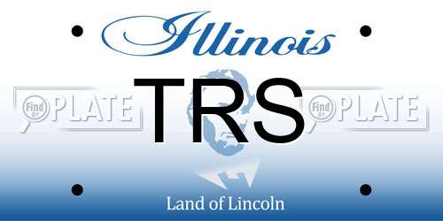 TRS Illinois License Plate