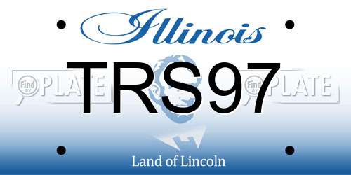 TRS97 Illinois License Plate