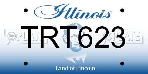 TRT623 Illinois License Plate