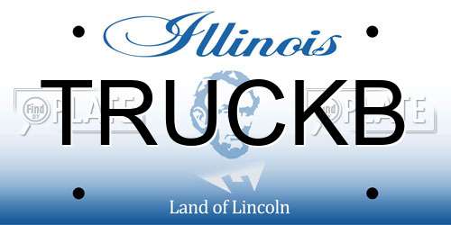 TRUCKB Illinois License Plate