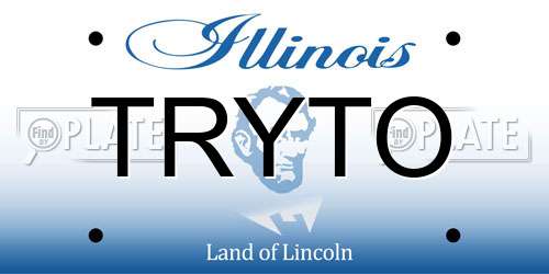 TRYTO Illinois License Plate