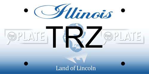 TRZ Illinois License Plate