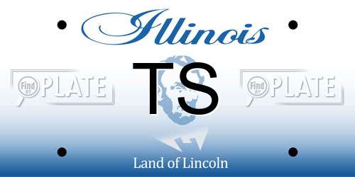 TS Illinois License Plate
