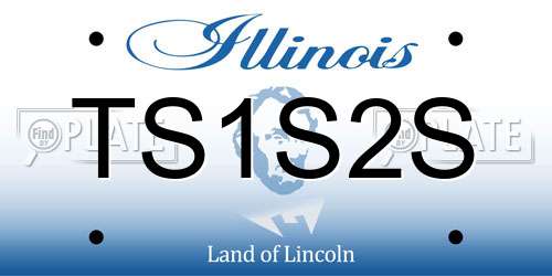TS1S2S Illinois License Plate