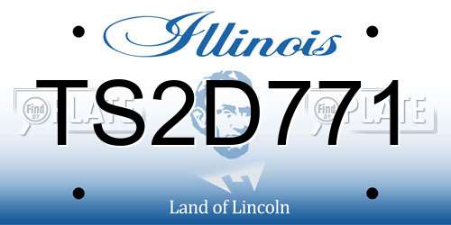 TS2D771 Illinois License Plate