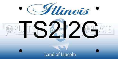 TS2I2G Illinois License Plate