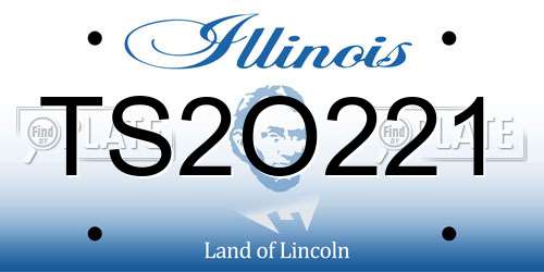 TS2O221 Illinois License Plate