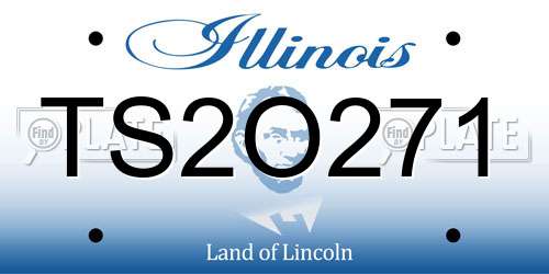 TS2O271 Illinois License Plate