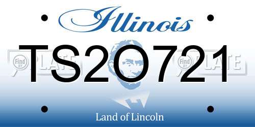 TS2O721 Illinois License Plate