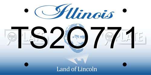 TS2O771 Illinois License Plate