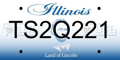 TS2Q221 Illinois License Plate