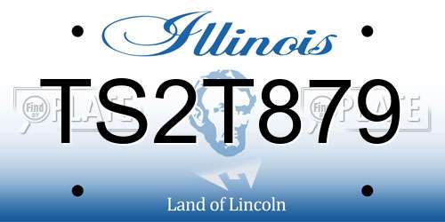 TS2T879 Illinois License Plate