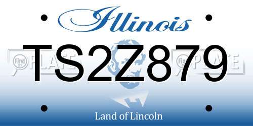 TS2Z879 Illinois License Plate