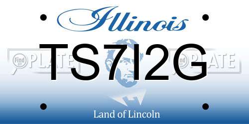 TS7I2G Illinois License Plate