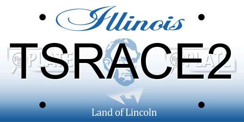 TSRACE2 Illinois License Plate