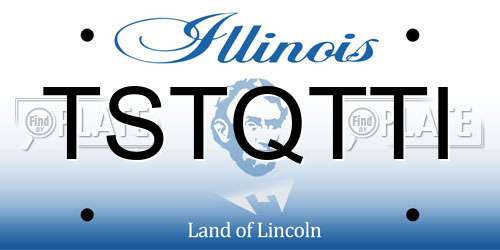 TSTQTTI Illinois License Plate