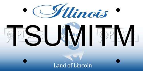 TSUMITM Illinois License Plate