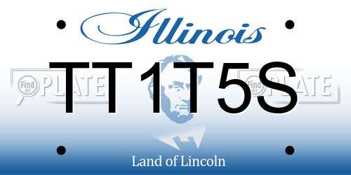 TT1T5S Illinois License Plate