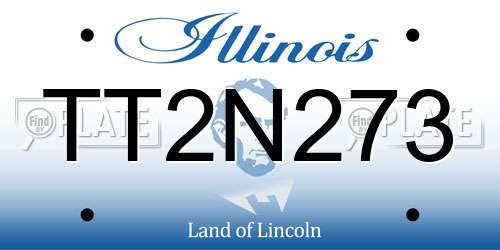 TT2N273 Illinois License Plate