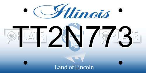 TT2N773 Illinois License Plate