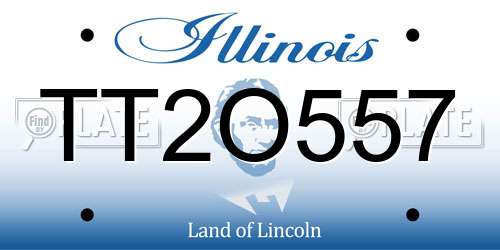 TT2O557 Illinois License Plate