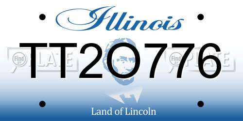 TT2O776 Illinois License Plate