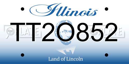 TT2O852 Illinois License Plate