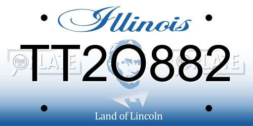 TT2O882 Illinois License Plate