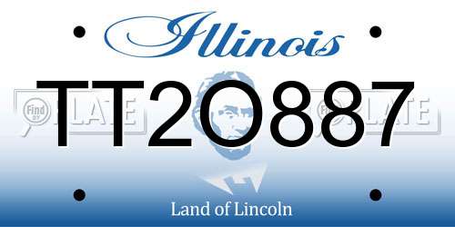 TT2O887 Illinois License Plate