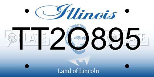 TT2O895 Illinois License Plate
