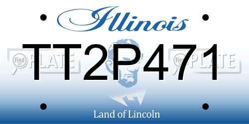 TT2P471 Illinois License Plate