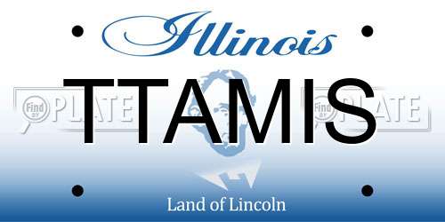 TTAMIS Illinois License Plate
