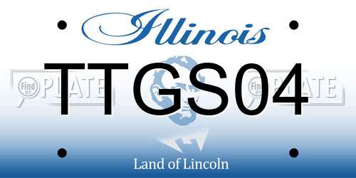 TTGS04 Illinois License Plate