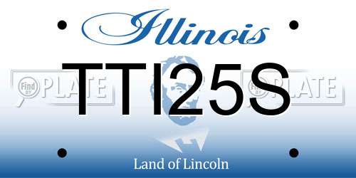 TTI25S Illinois License Plate