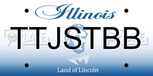 TTJSTBB Illinois License Plate