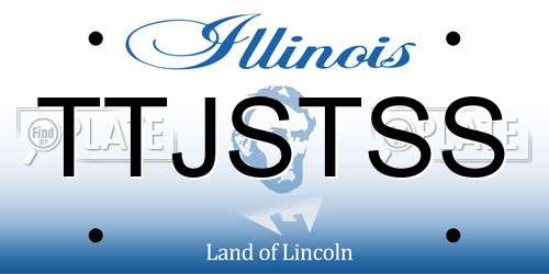 TTJSTSS Illinois License Plate