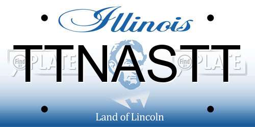 TTNASTT Illinois License Plate