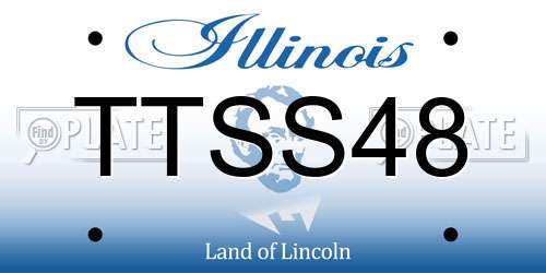 TTSS48 Illinois License Plate