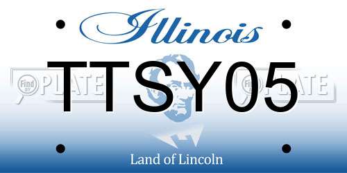 TTSY05 Illinois License Plate