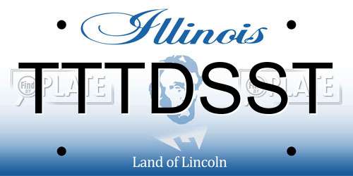 TTTDSST Illinois License Plate