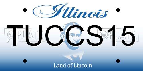 TUCCS15 Illinois License Plate