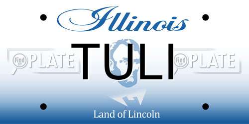 TULI Illinois License Plate