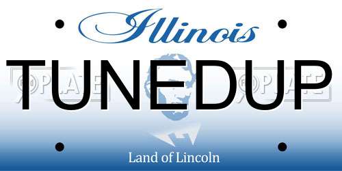 TUNEDUP Illinois License Plate
